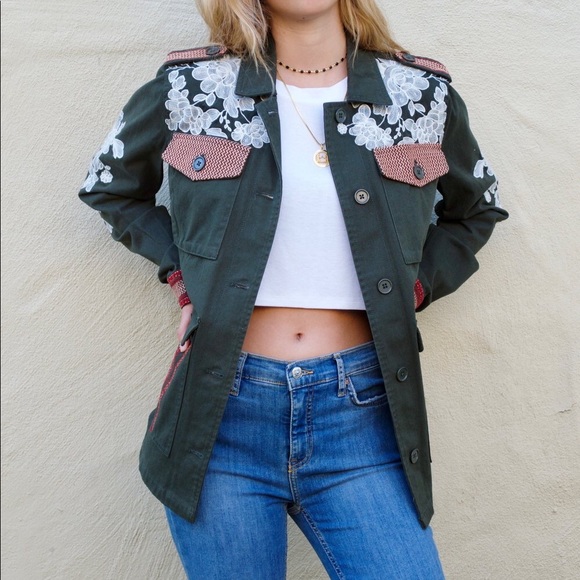 driftwood embroidered jacket